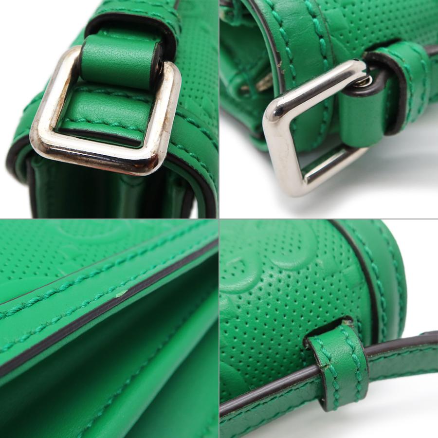 GUCCI（グッチ） GGエンボス メッセンジャーバッグ 625782 レザー