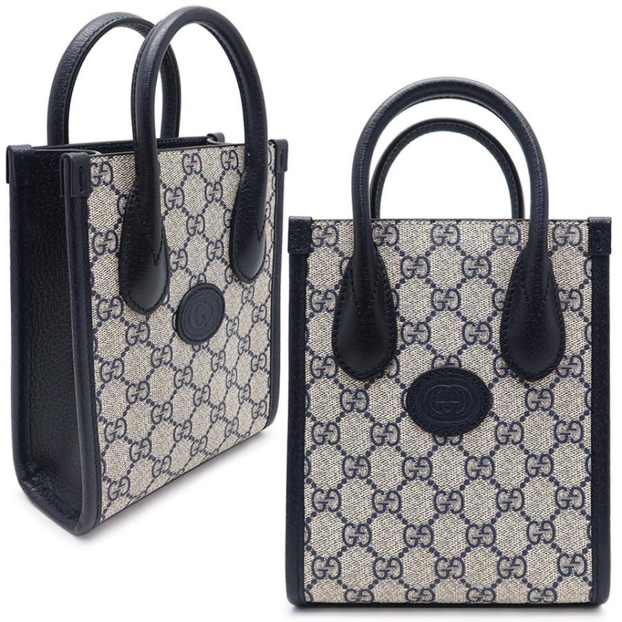 GUCCI（グッチ） GGスプリーム インターロッキングG ミニトート