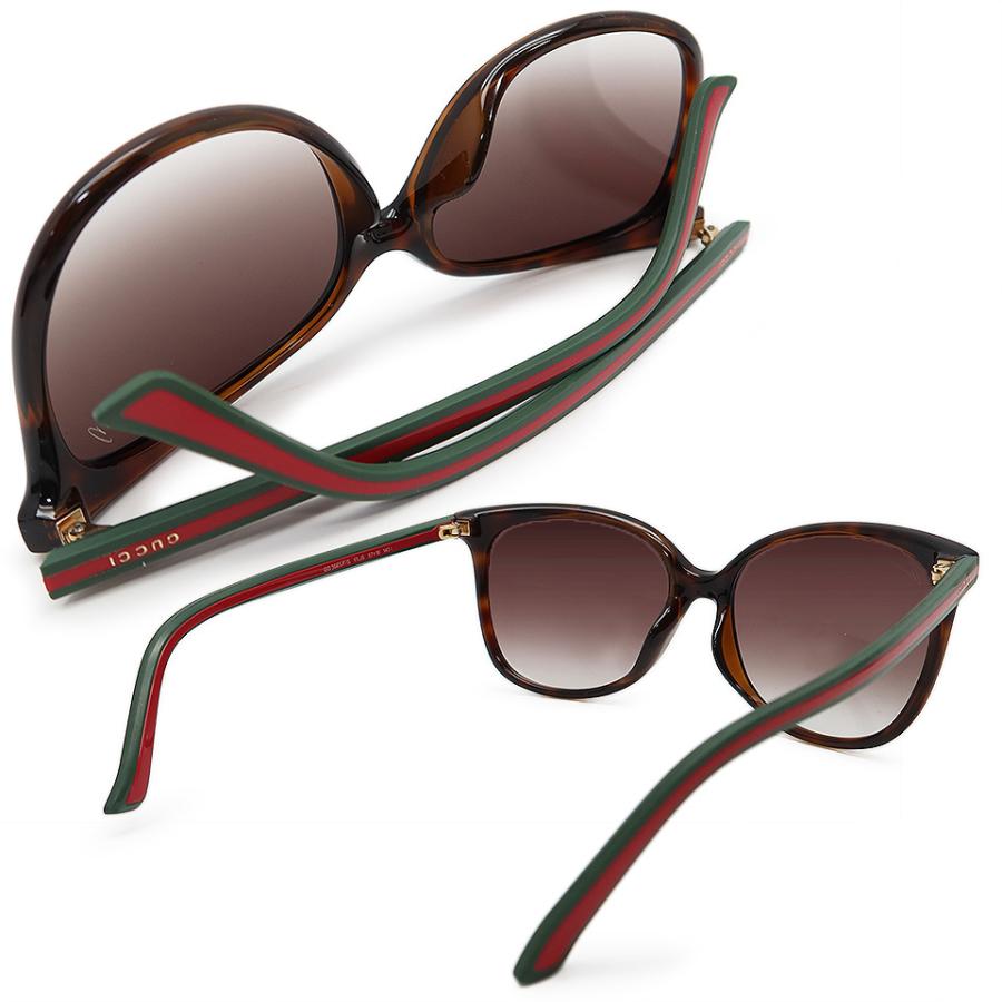最終価格 GUCCI グッチ サングラス シェリーライン GG3665 ケース付 GUCCI（グッチ） サングラス シェリーデザイン GG3665/F/S 17LJS 57