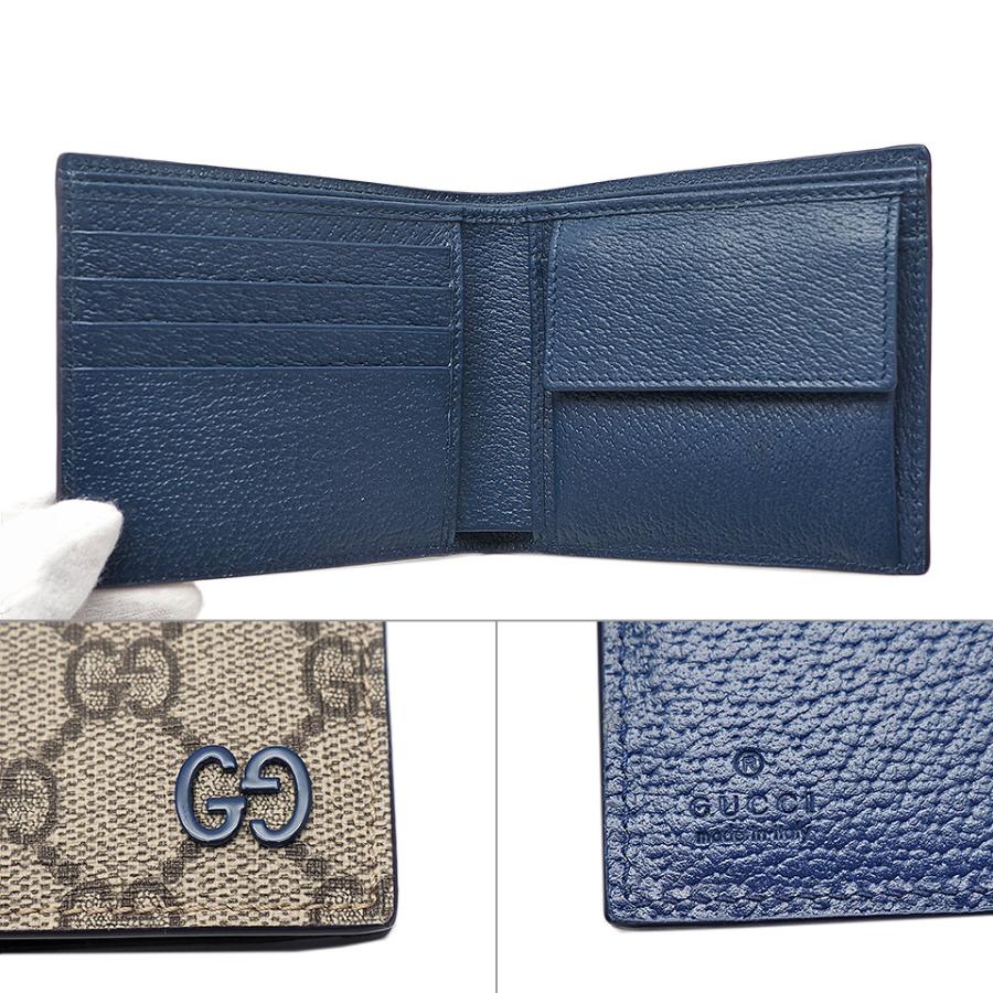 GUCCI（グッチ） 二つ折り財布 768243 FACQC 9751 GGスプリーム
