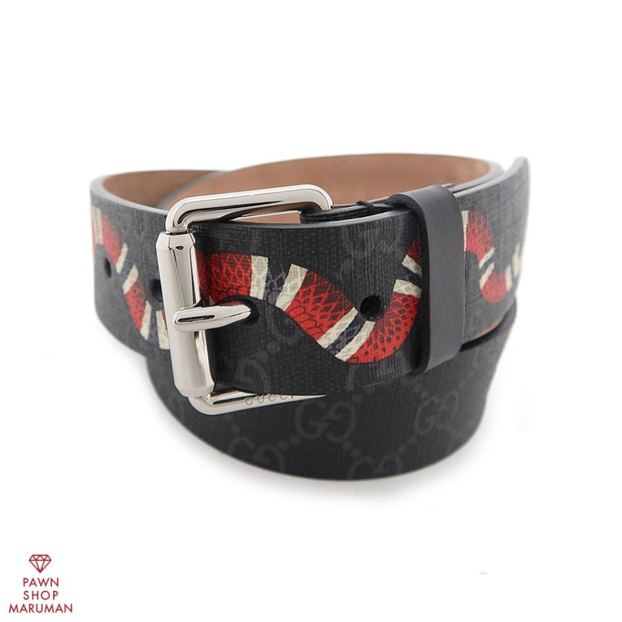 GUCCI スネーク GGスプリーム キャンバス ベルト GUCCI（グッチ） キングスネークプリントベルト 434520 GGスプリーム