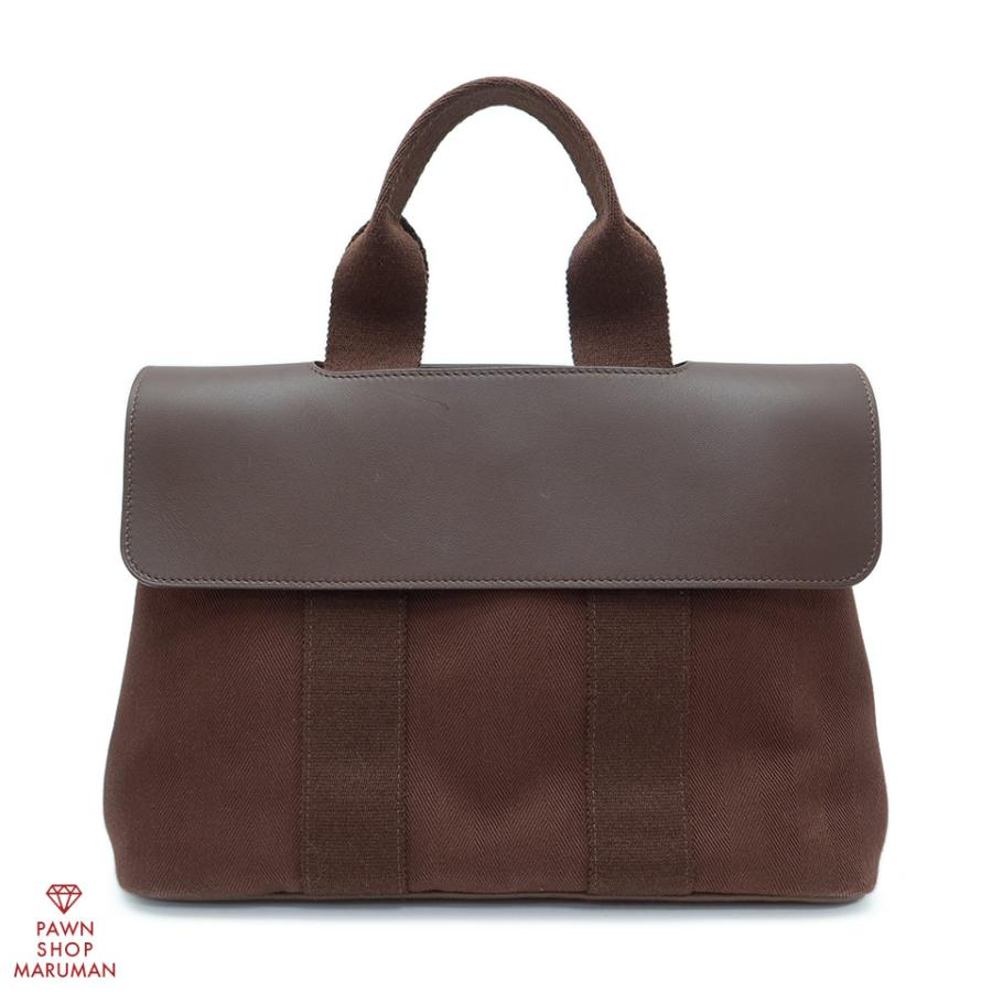 HERMES（エルメス） ヴァルパライソPM トワルシェブロン×レザー