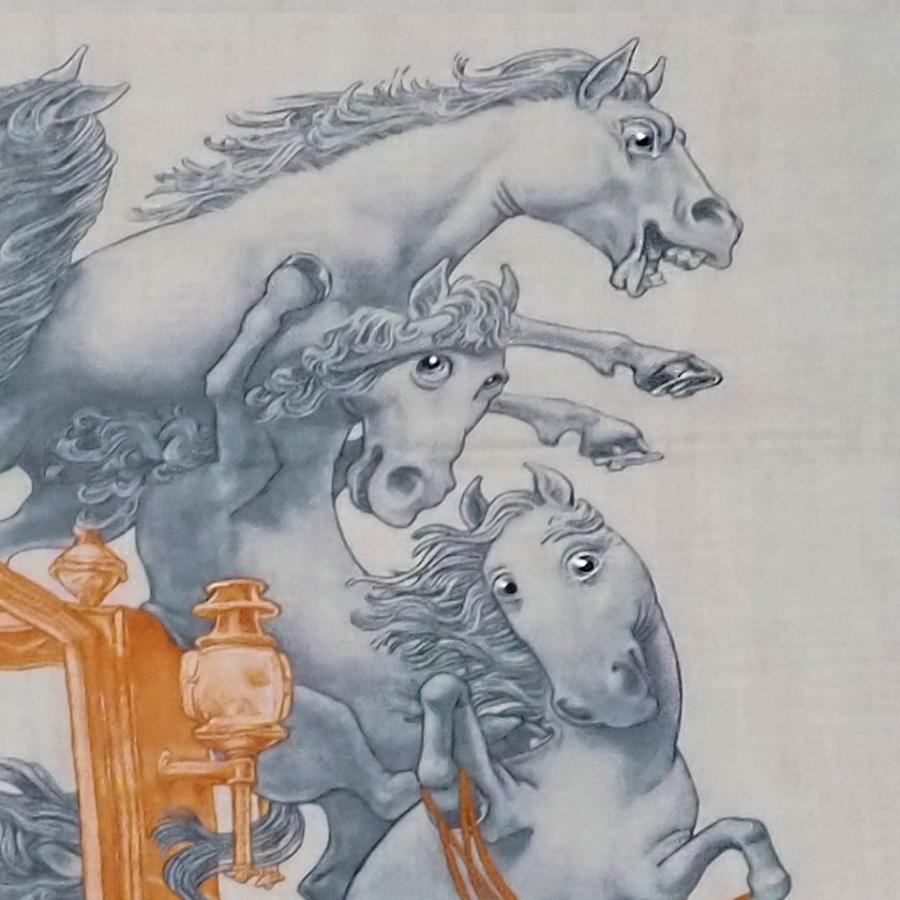 HERMES エルメス カレ100 スカーフ グラン キャロス ロワイヤル HERMES エルメス カレ100 スカーフ グラン キャロス ロワイヤル