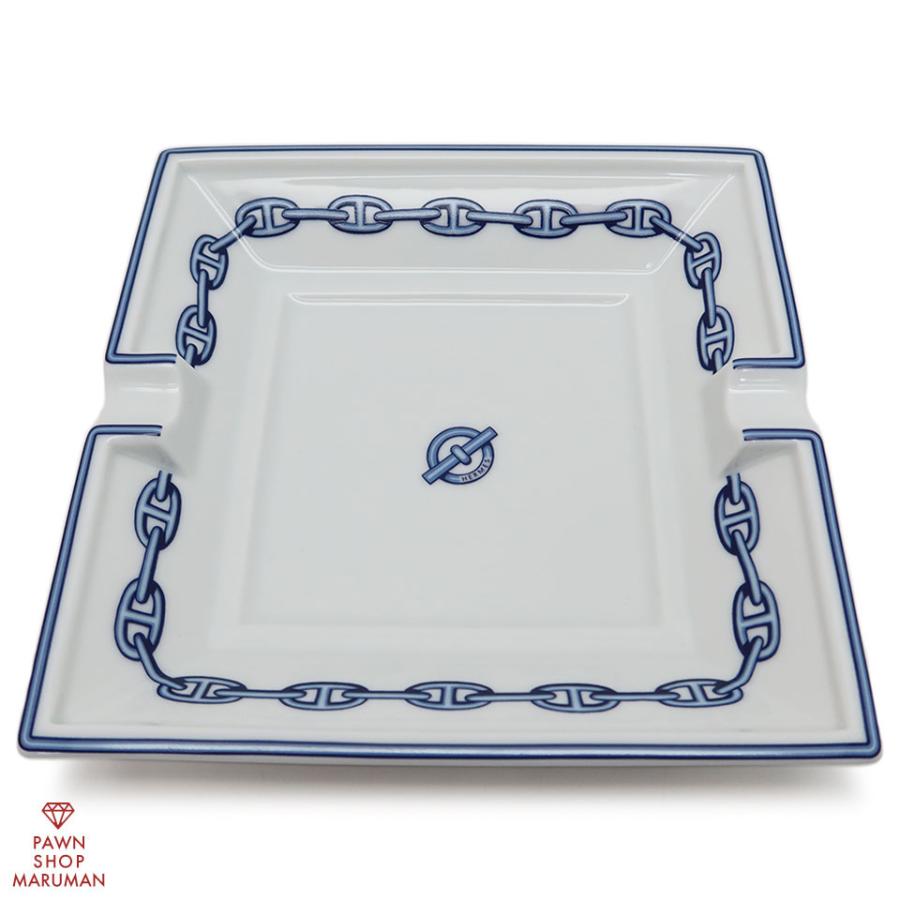 HERMES（エルメス） シェーヌダンクル アッシュトレイ 陶器 ホワイト