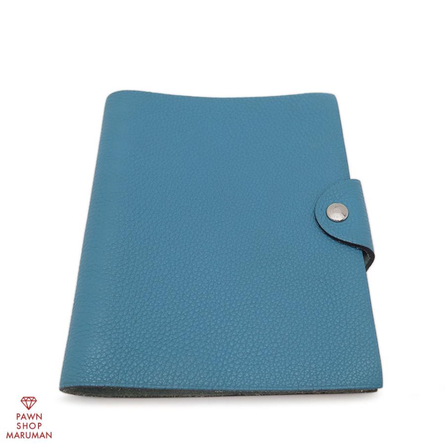 HERMES（エルメス） ユリスPM トリヨン ブルージーン×シルバー金具