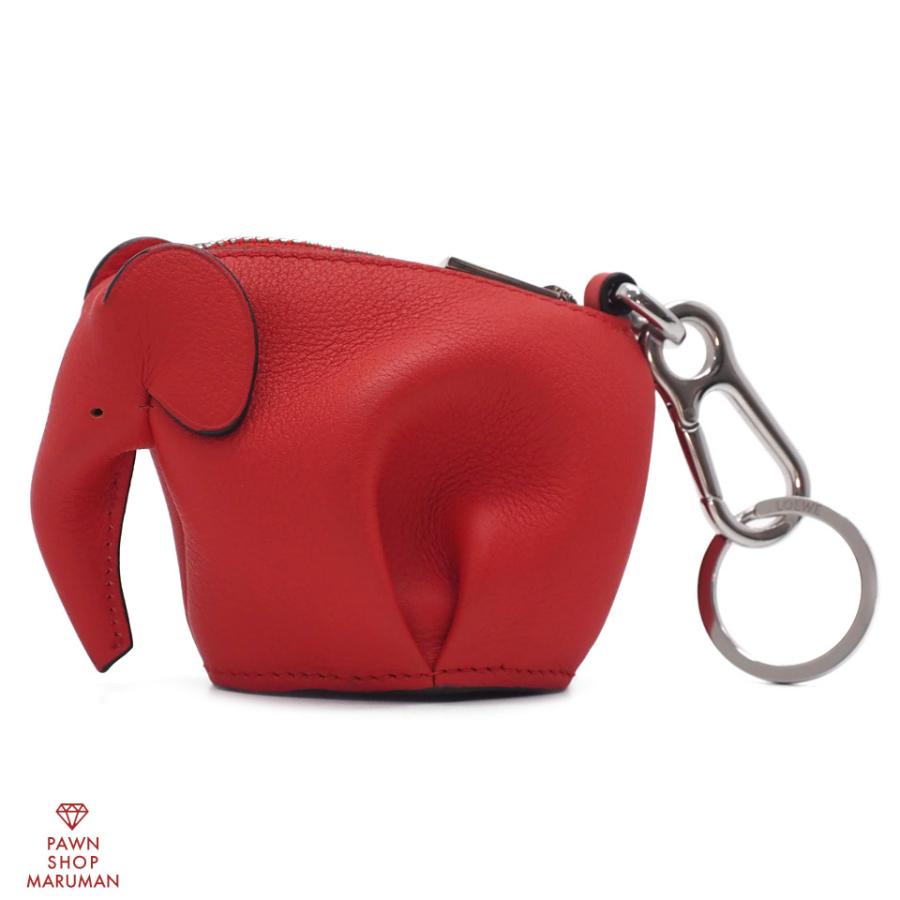 LOEWE（ロエベ） エレファントコインケース バッグチャーム レザー