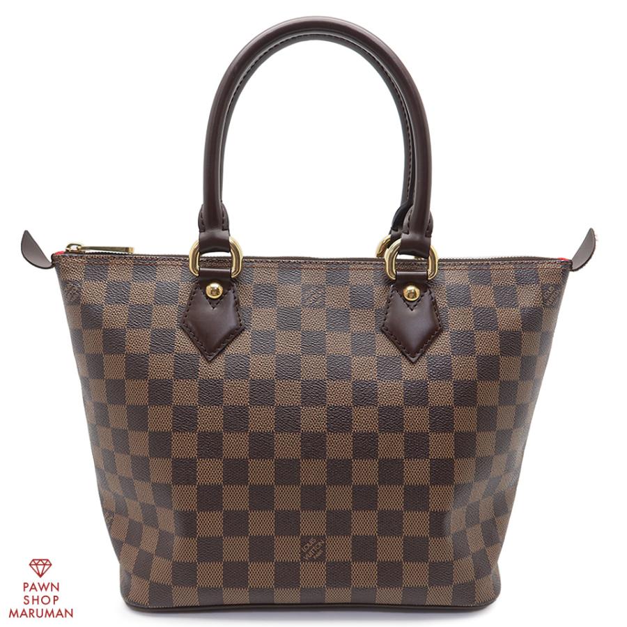 LOUIS VUITTON ルイ・ヴィトン サレヤPM N51183 ダミエキャンバス 茶 ハンドバッグ LOUIS VUITTON（ルイ・ヴィトン） ルイ ヴィトン ダミエ サレヤPM