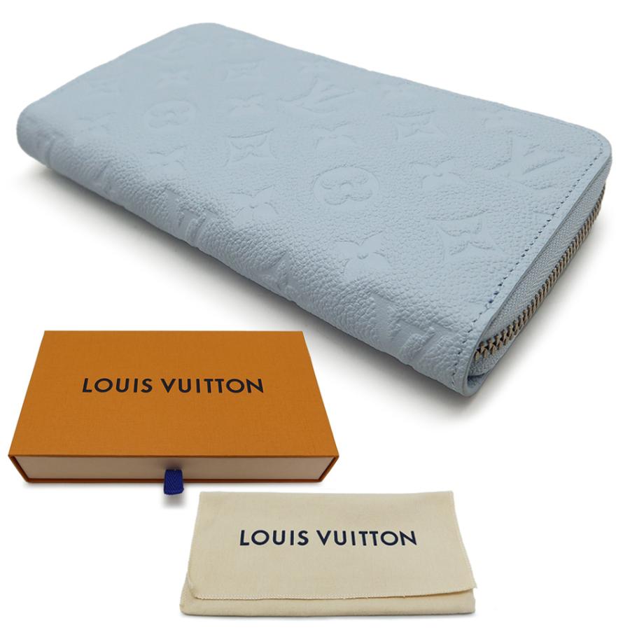 【限定品】ルイヴィトン財布　アンプラント　ジッピー　ウォッシュドブルー 限定品】ルイヴィトン財布 アンプラント ジッピー ウォッシュド