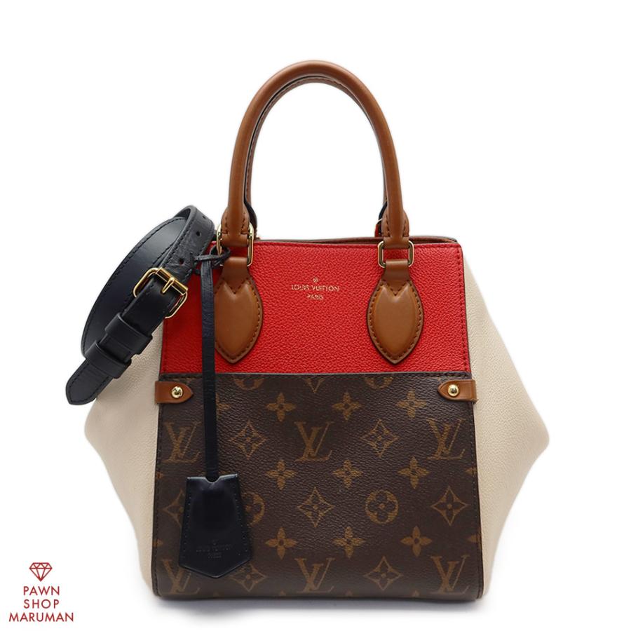 ルイヴィトン  M45389 フォールド・トートPM モノグラム スリーズ/クレーム/ノワールショルダーバッグ レディース PM LOUIS VUITTON（ルイ・ヴィトン） ルイ ヴィトン フォールドトートPM