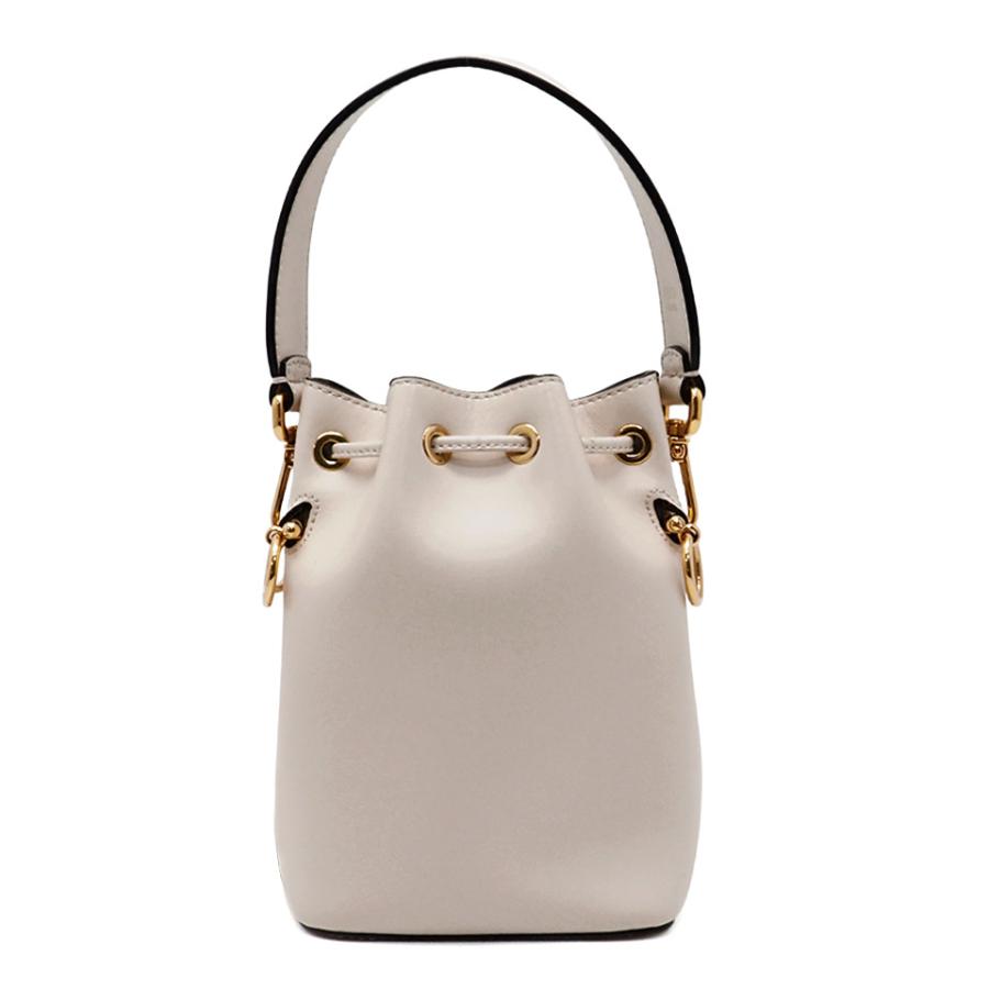 FENDI FENDIモントレゾール ベージュレザー ミニバッグ