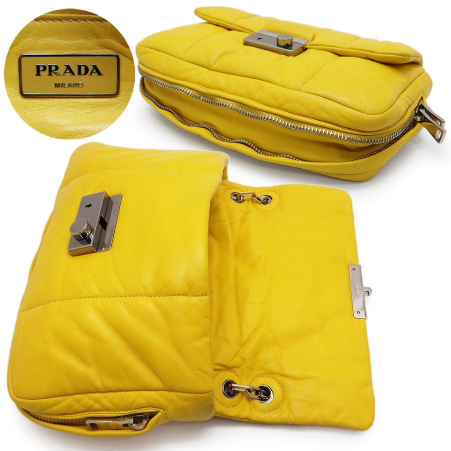 PRADA（プラダ） ボンバーチェーンショルダーバッグ BR5024 ナッパ 