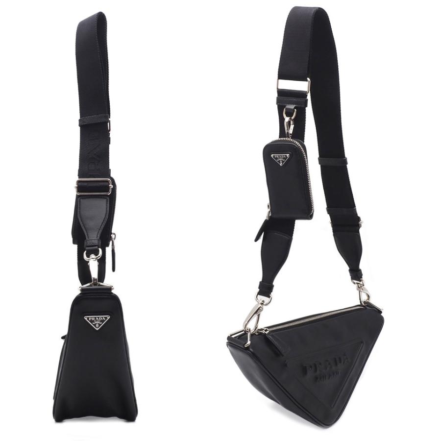 PRADA（プラダ） トライアングルロゴ ショルダーバッグ ポーチ付
