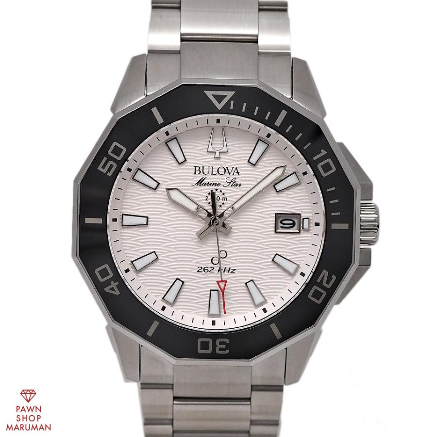 Marine Star BULOVA ブローバ マリンスター シリーズC 96B426 プレシジョニストクォーツ SS ベージュ 【丸万質舗 ...
