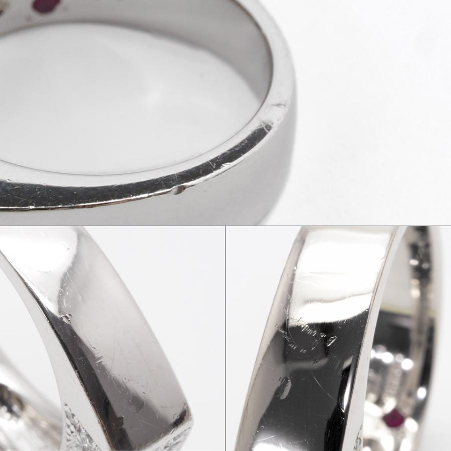 CELINE（セリーヌ） ダイヤモンドリング Pt900 0.72ct ルビー