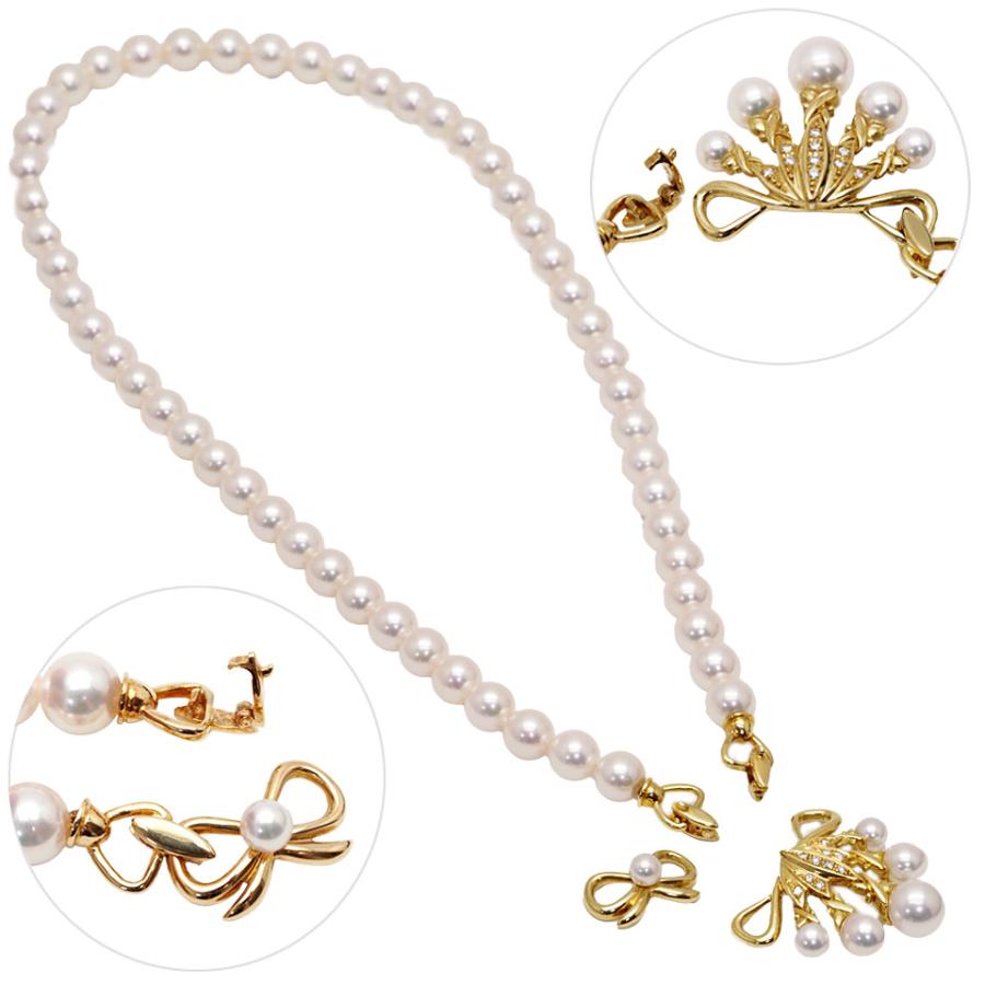 MIKIMOTO（ミキモト） パールネックレス イヤリングセット 留め具