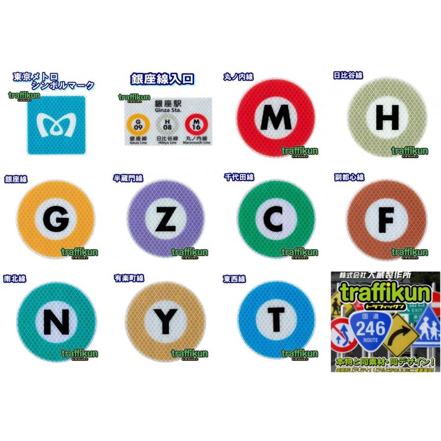 トラフィックン 東京メトロ シンボルマーク 標識板のみ 本物同素材 同デザインのミニチュア標識 O H Metoro 1 Marumaru Shop 通販 Yahoo ショッピング
