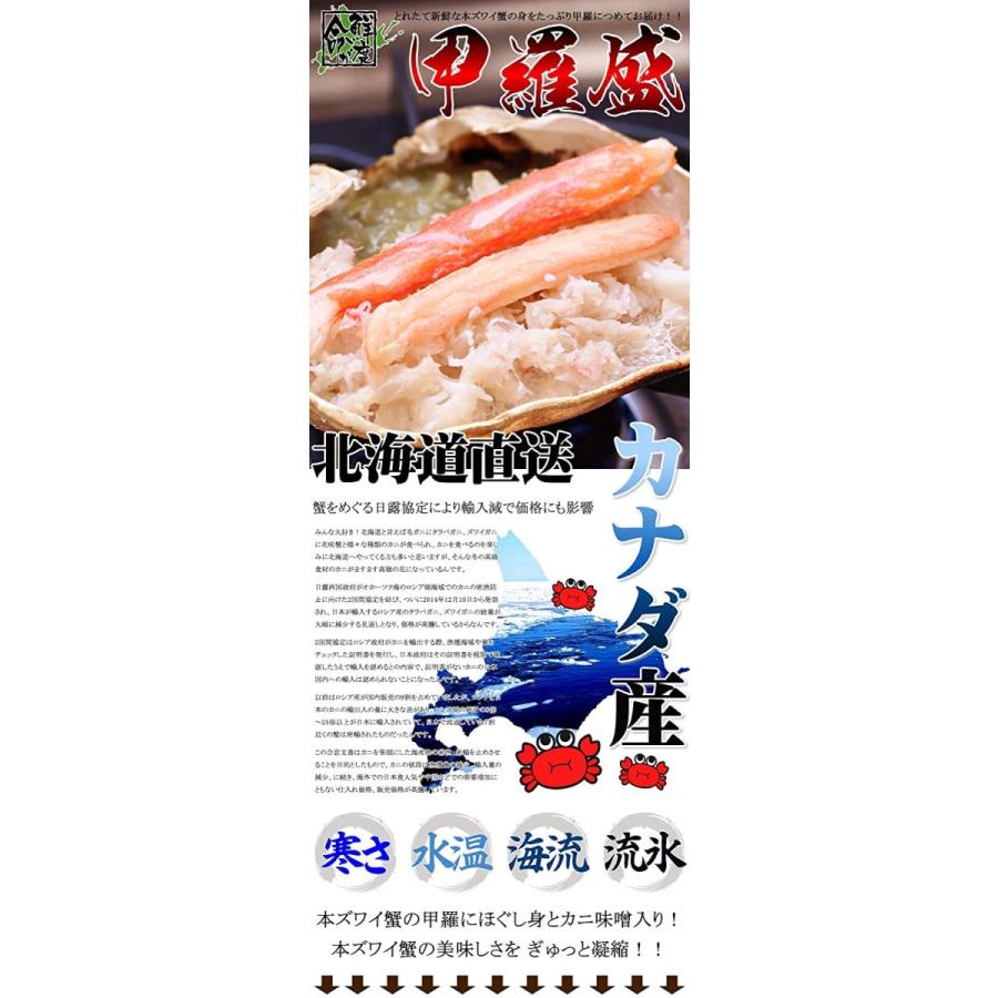 大人気新品 カニ ズワイガニ甲羅盛り 5個セット 1個 約110g ズワイ蟹 かにみそ 甲羅盛り 北海道 お取り寄せ 父の日 お中元 敬老の日 お歳暮 カニ Www Construction Gouv Cg