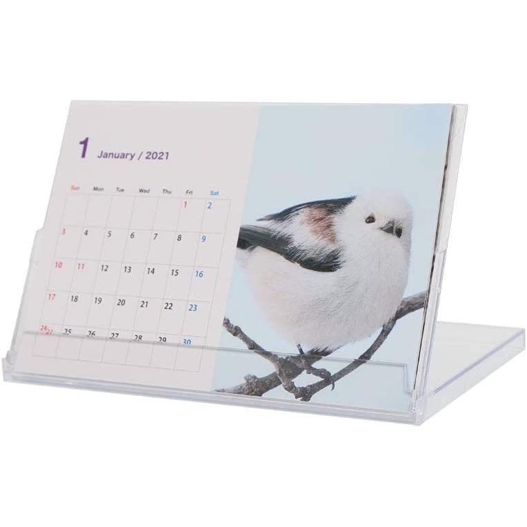 空飛ぶ豆大福 きょうもシマエナガがかわいいね 21 卓上カレンダー Maruショップ 通販 Yahoo ショッピング