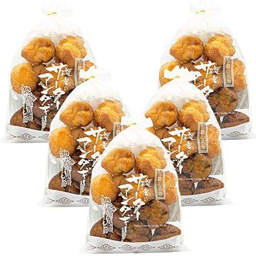 即納特典付き 琉宮のサーターアンダギー 10個入り プレーン5個 黒糖5個 5袋セット 全商品オープニング価格特別価格 Courrier Prooq Net