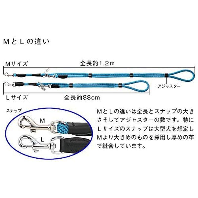 ラロック 中・大型犬用リード ミッドウォークリード Mサイズ 色:ドットブルー 二頭引きリードとしても使える多機能リード ダブルリード :20220214000113-01072:maruショップ - 通販 - Yahoo!ショッピング ラロック 中・大型犬用リード ミッドウォークリード Mサイズ 色:ドットブルー 二頭引きリードとしても使える多機能リード ダブルリード :20220214000113-01072:maruショップ - 通販 - Yahoo!ショッピング
