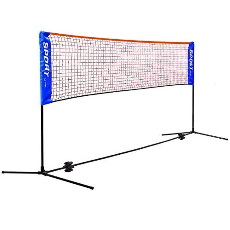 Rxakudedo バドミントン用ネット テニスネット 軽量テニス練習用ポータブルネット 折り畳み 簡単組み立て 幅310cm 高さ(86~