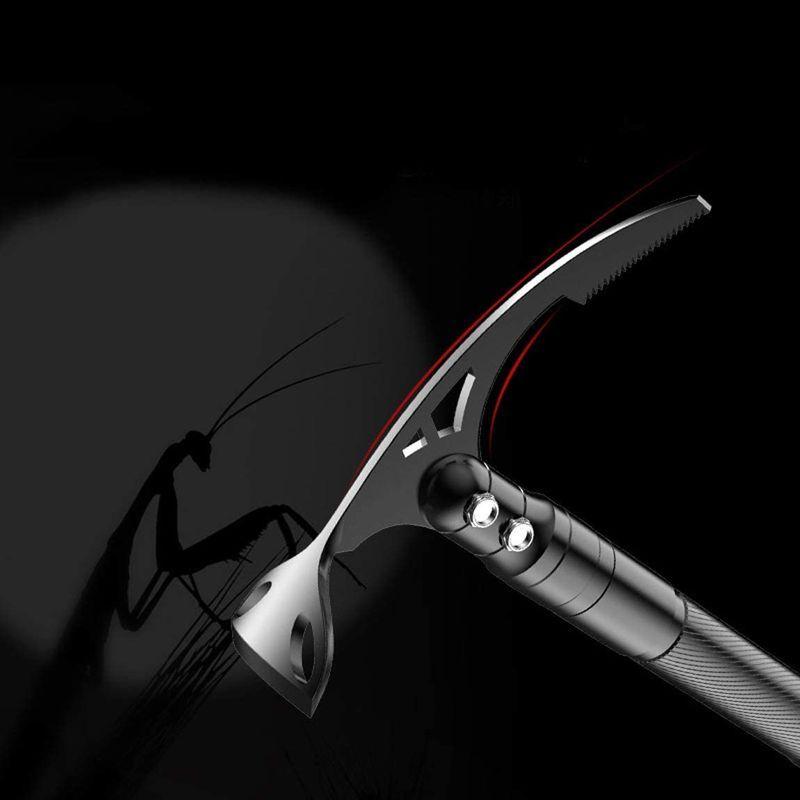 格安激安 Yogogoshop 戸外多機能つるはし双頭小鋤アイスアックス ゴルジュハンマー 登山用ピッケル 軽量 クライミング アイスハンマー 自己逮 Cisama Sc Gov Br