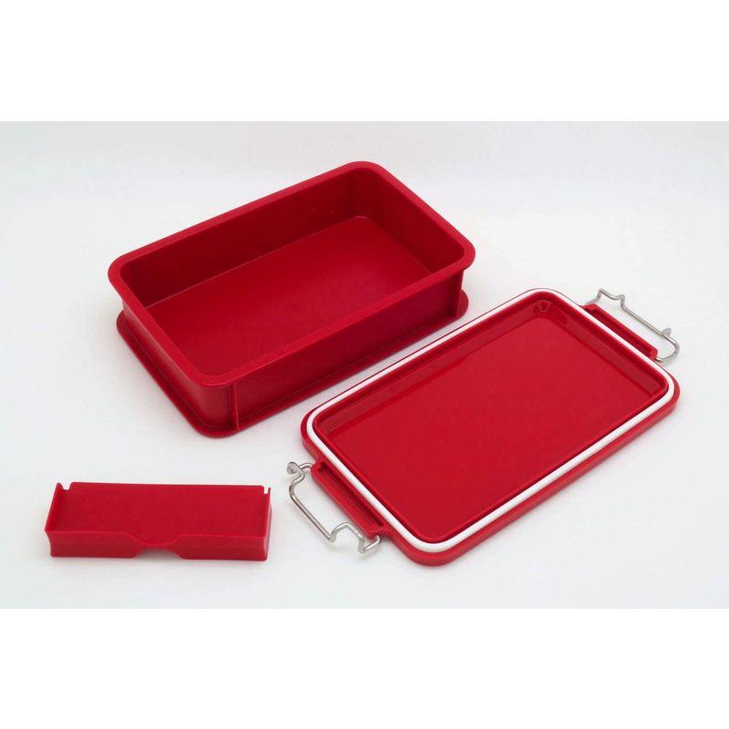 今月限定/特別大特価OSK 弁当箱 レッド No.2 900ml 日本製 LUNCH CHIME コンテナランチボックス CNT-900 弁当箱、水筒 竹中 日本製 お弁当箱 ルパ フードポット ブラック 300ml T-56477