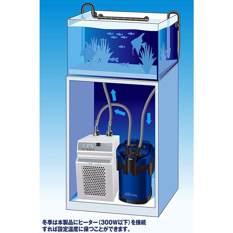 Tetra CPX-75 クーラー シルバー テトラ クールパワーボックス CPX-75｜観賞魚・水生生物関連商品