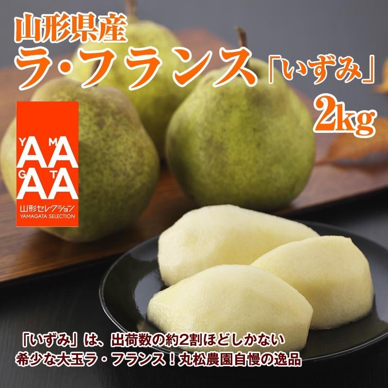ご贈答品にピッタリ！ラ・フランス 送料無料 洋梨 山形県産 2kg （5-6