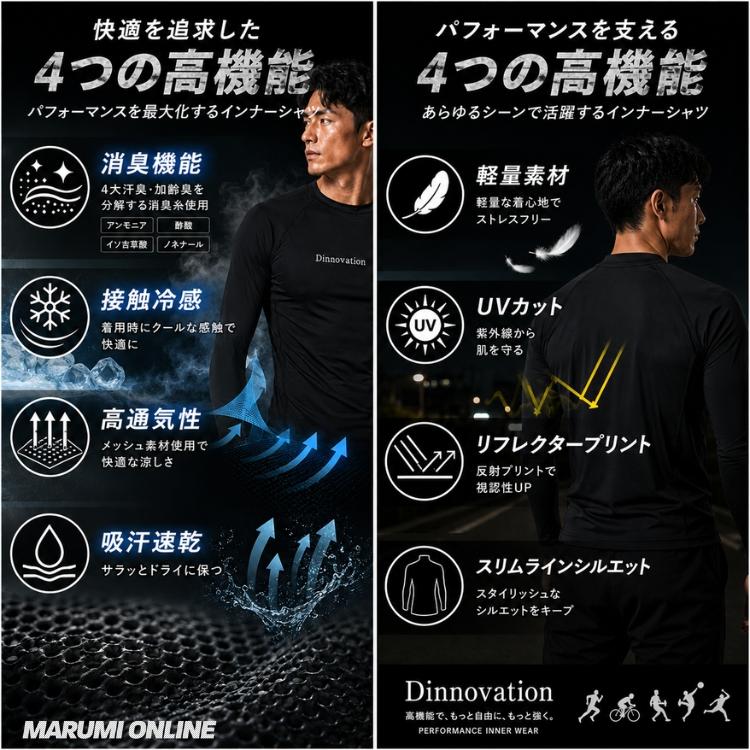 ディノベーション 限定商品 作業着 作業服 春夏 インナー