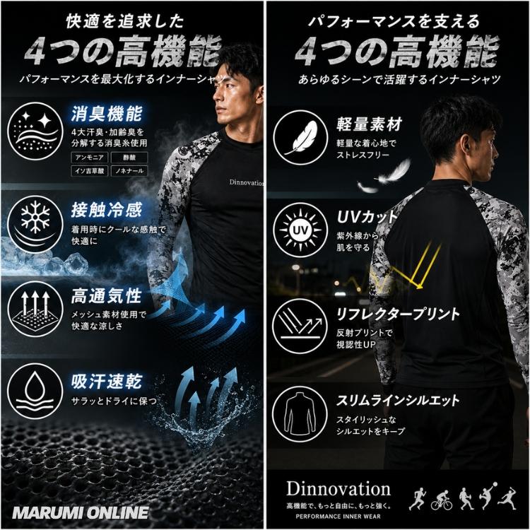 ディノベーション 限定商品 作業着 作業服 春夏 インナー