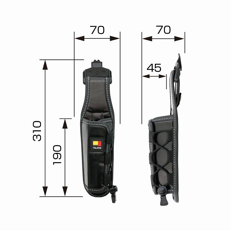 セフ着脱式工具差しピーライン 墨つぼホルダー PS-SUMHLD タジマ 