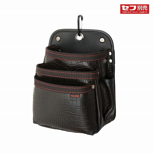 タジマ TAJIMA クロコ セフ着脱式腰袋 G 3段大 ツインフック タジマ TAJIMA クロコ セフ着脱式腰袋 G 3段大 ツインフック
