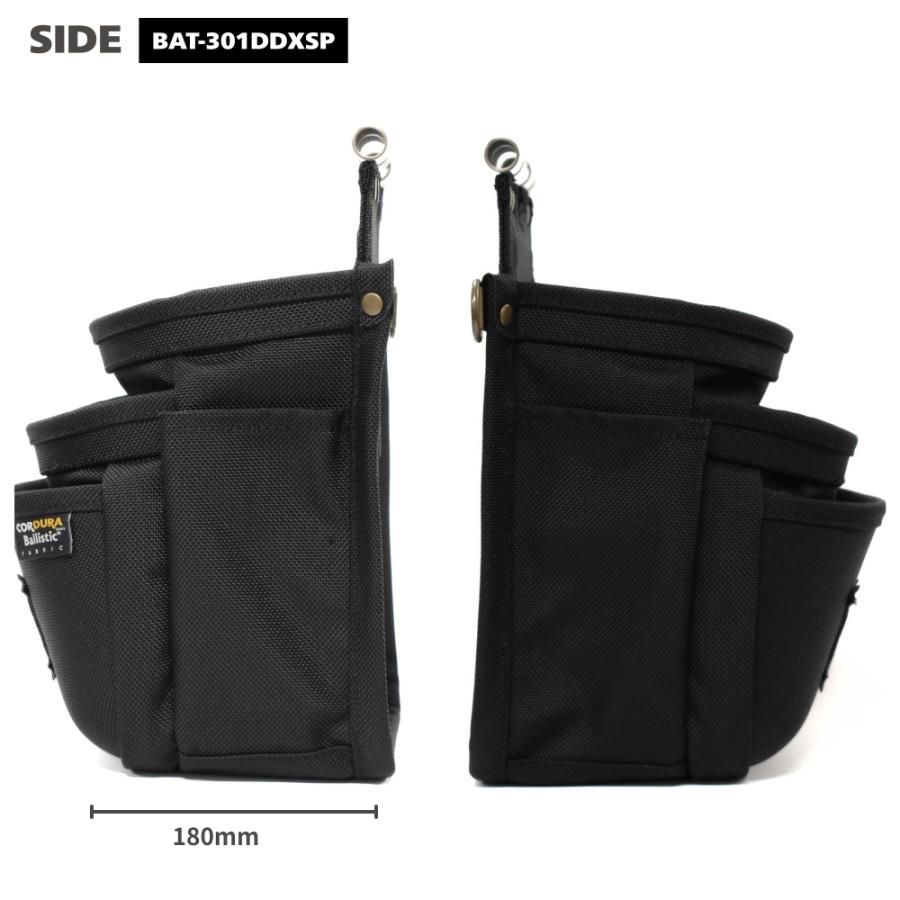 KNICKS（ニックス） 腰道具 KNICKS BAT-301DDXSP 前袋EVA型押し 背面