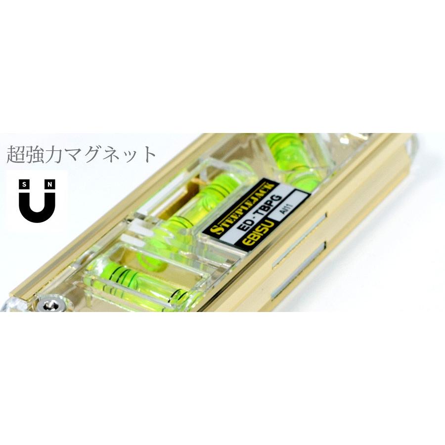 エビス（EBISU）×新潟精機 鳶レベルプロ 限定 ゴールド 金 160mm