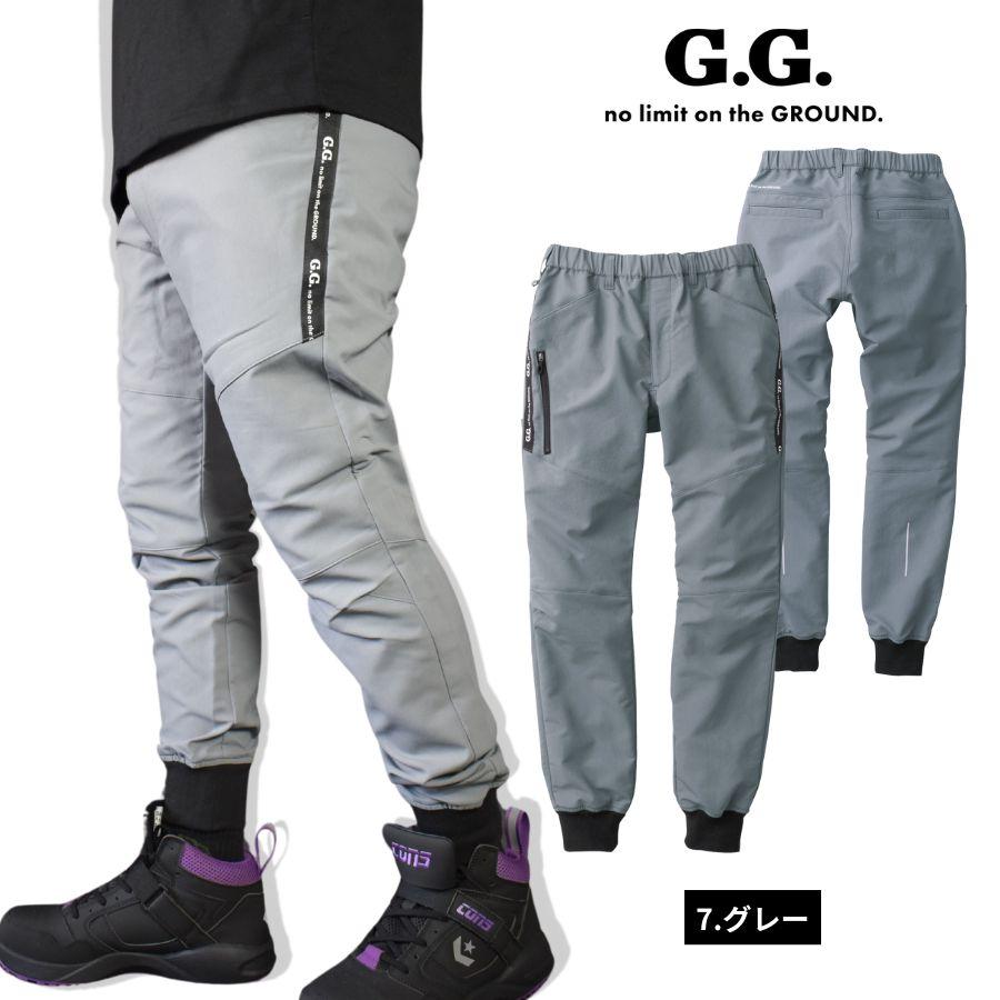 大きいサイズPGG カタカナピージージー入り ジョガーパンツ 7 大きい