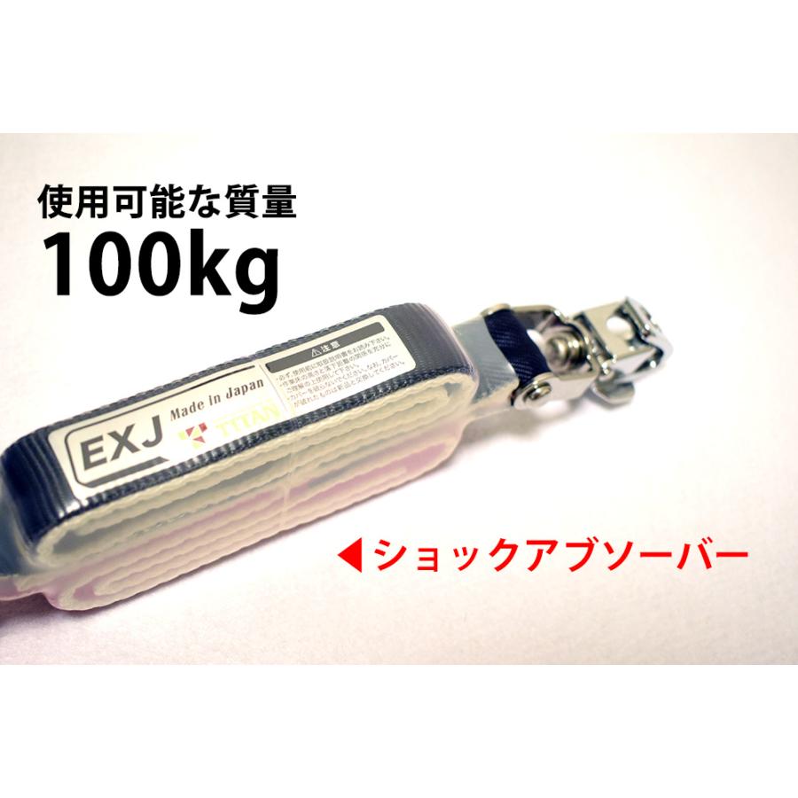 TITAN 新規格 ランヤード タイタン 【タイタン TITAN】新規格フルハーネス型用ランヤード