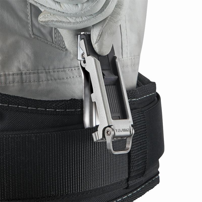 タジマ TAJIMA 腰道具 着脱セフホルダー胴ベルト用 クリップ式 金属