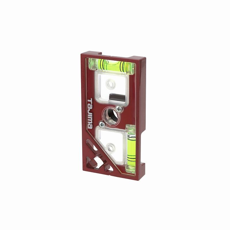 脱着式　水平器差し　（好きな文字可能） TAJIMA タジマ 水平器 SFDKL-C93 セフ電工レベル93 クリア 着脱