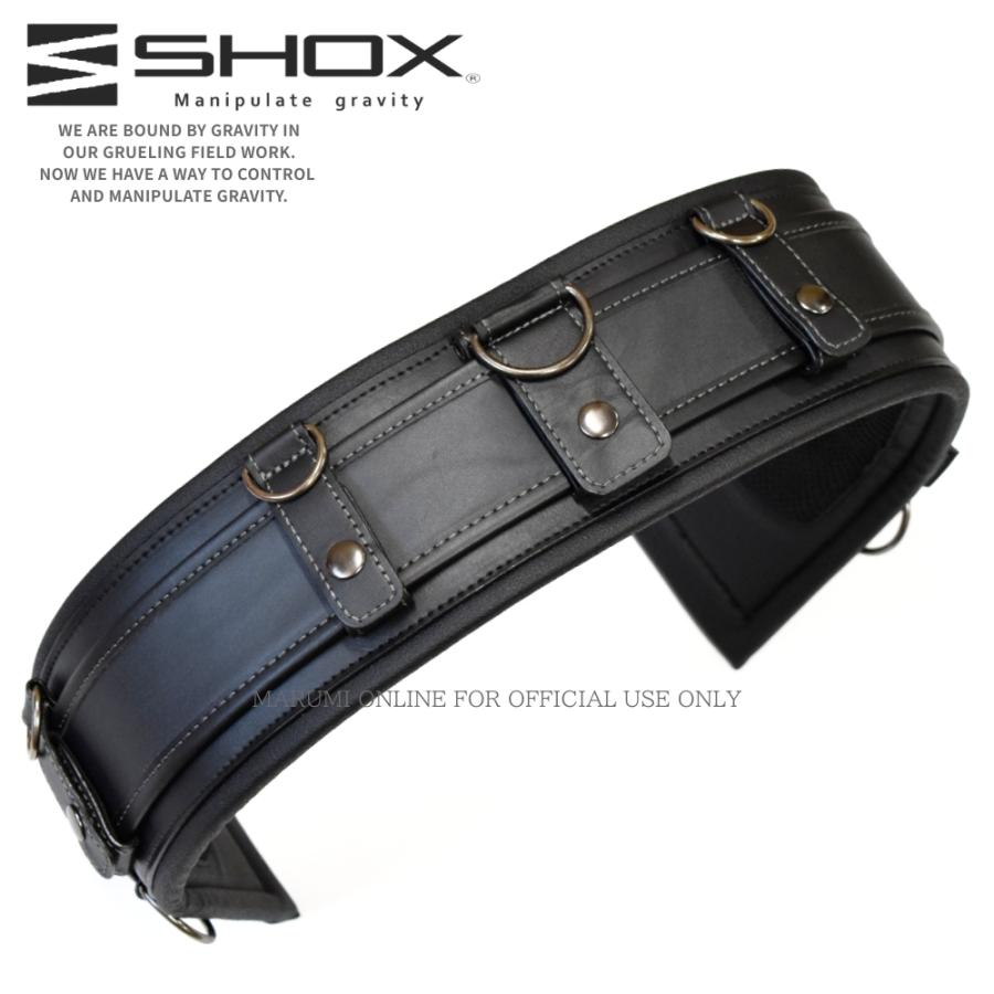 SHOX 腰道具 サポートベルト サポーター 胴当 腰当 メッシュ付き