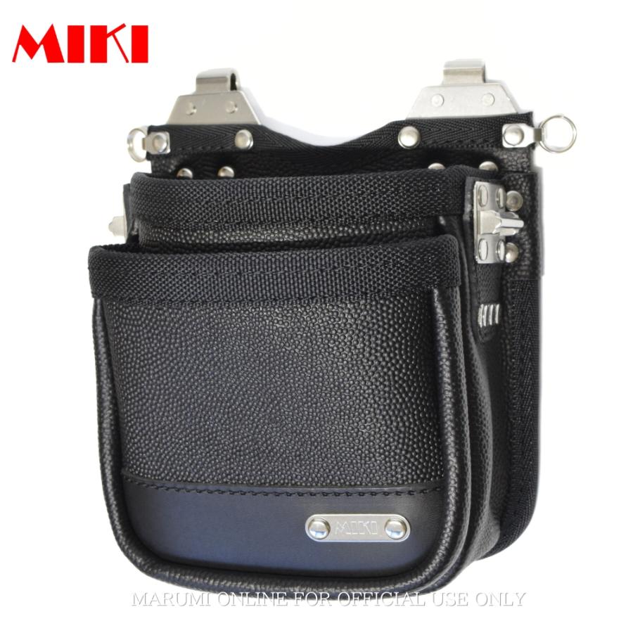 MIKI 三貴 ミキ 2段 腰袋 工具差し ツールホルダー プロ用 牛革 本革