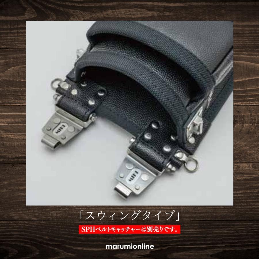 MIKI 三貴 ミキ 2段 腰袋 工具差し ツールホルダー プロ用 牛革 本革