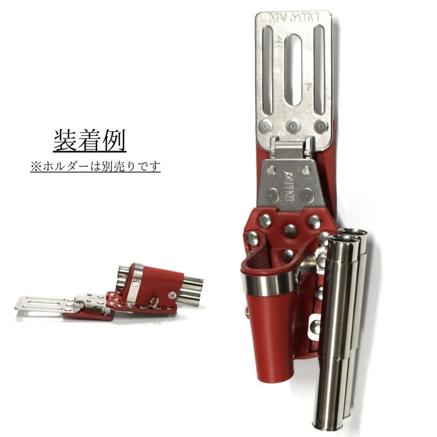 MIKI 三貴 ミキ 工具差し ツールホルダー プロ用 赤 革 レッド 特注品 