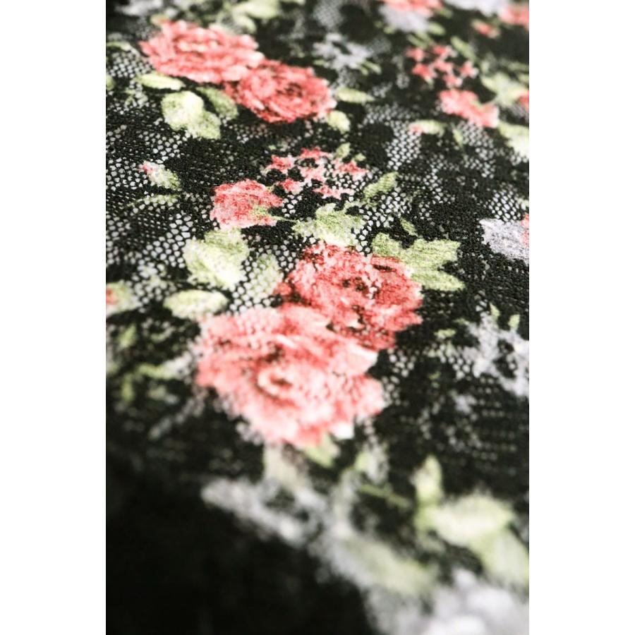 春夏 レース ストール 黒 エトワール海渡 小花 Ac132 St Marumi 通販 Yahoo ショッピング