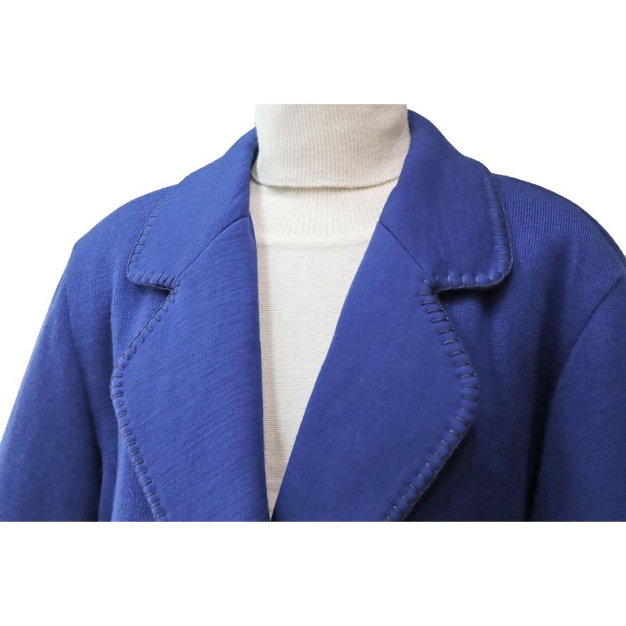 ニットジャケット 秋冬 ジャケット ニット ブルー ロイヤルブルー 13号 レナウン Micmac ミックマック レディースファッション ミセス Jk155 Mic Marumi 通販 Yahoo ショッピング