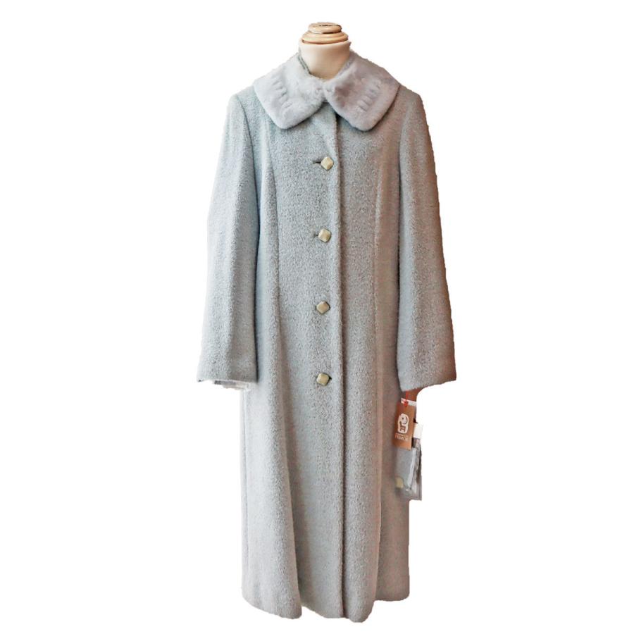 ロングコート ウール アルパカ 秋冬 ブルー 水色 サックスブルー 9号 Mサイズ 軽い おしゃれ レディースファッション Out1 Sable Marumi 通販 Yahoo ショッピング