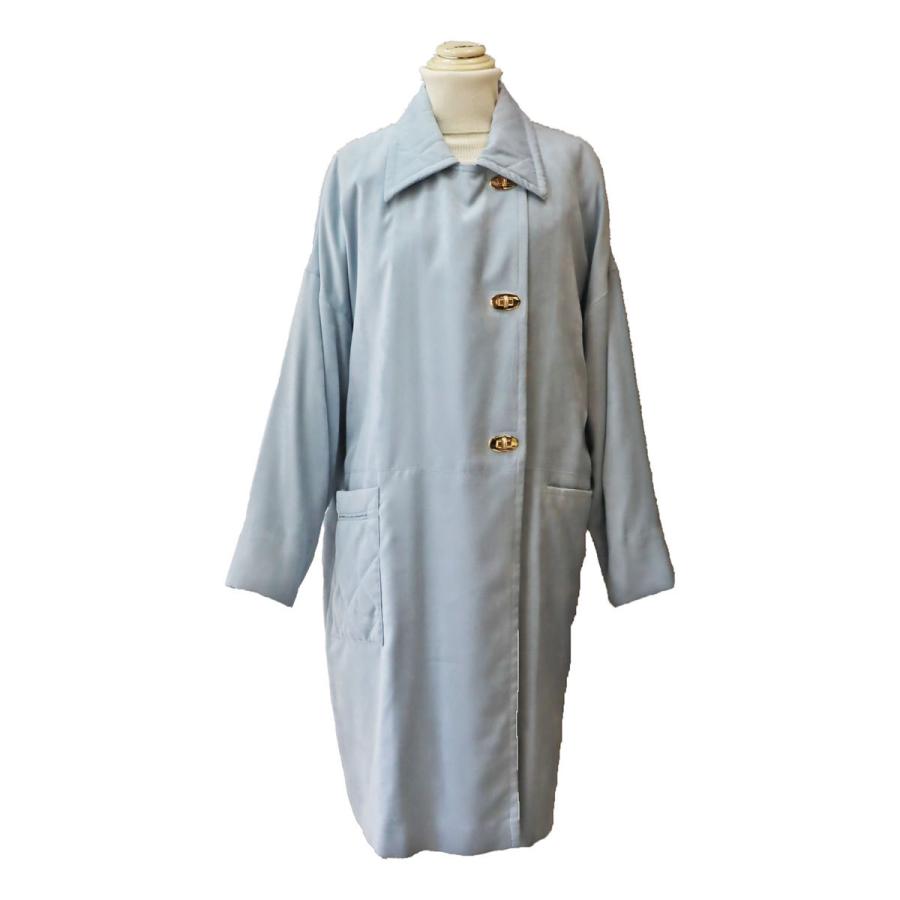 ライナー付きコート ミディアム丈 9号 ブルーグレー レナウン ハーフサークル ミセス 通勤 Out349 Hc Marumi 通販 Yahoo ショッピング
