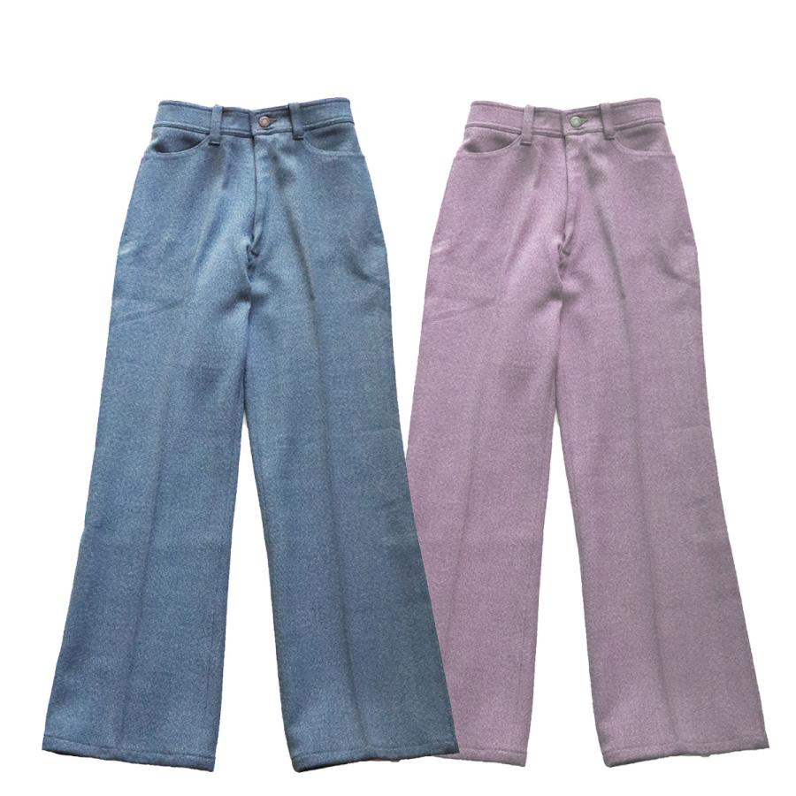 昭和レトロ パンツ ロックバラシャー ポリエステル 三昇 国産 パープル ブルー 春秋 60年代70年代 レディースファッション ヒッピー R1459 Pn Marumi 通販 Yahoo ショッピング
