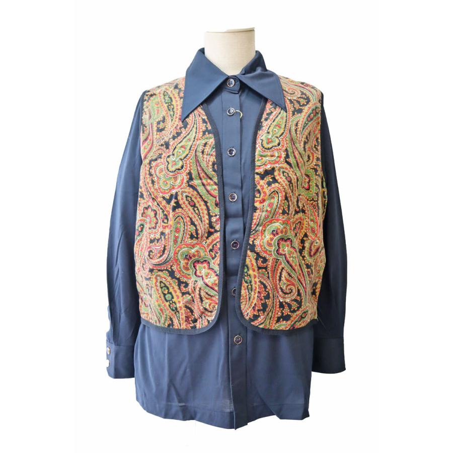 昭和レトロ ベスト ボレロ丈 11号 ペイズリー ツルオカ 60年代70年代 レディースファッション 昭和ポップ 日本製 R1636 Vt Marumi 通販 Yahoo ショッピング