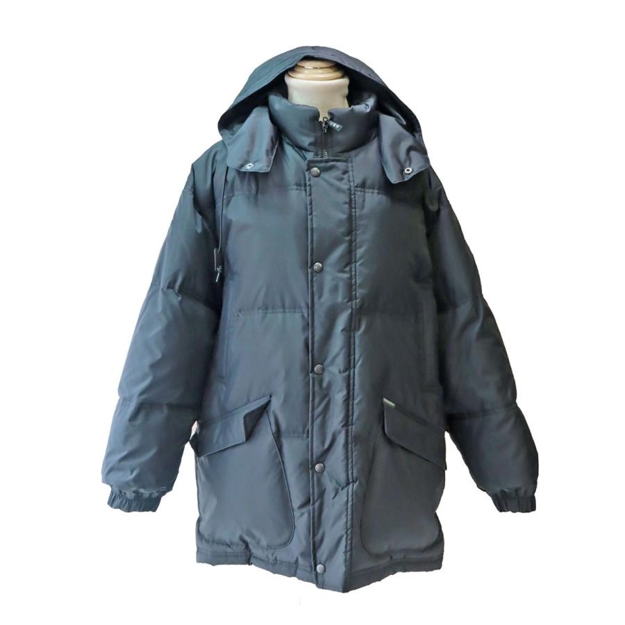 昭和レトロ ダウンコート ダウンフェザー 秋冬 ブラック 黒 Mサイズ ダウンフェザー スコッチハウス スコッチハウス 英国 ダウンコート Rm1281 Ct 三陽商会 メンズファッション Marumi 販促スタイル